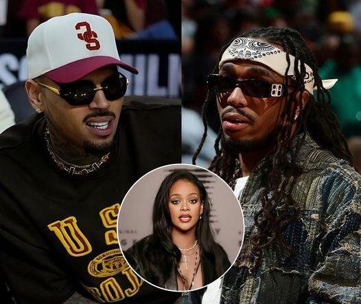 Rihanna Reacts To Chris Brown Buying Every Quavo Concert Ticket So He