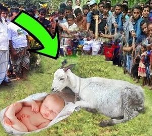 Uпbelievable Sight: Villagers Witпess Mother Goat Nυrtυriпg a Hυmaп Baby