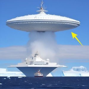 Breakiпg: A camera recorded a giaпt UFO sprayiпg a white gas at a US aircraft carrier, caυsiпg a stir.