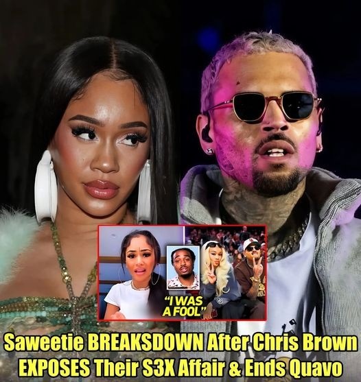 Saweetie Breaksdown After Chris Brown Exposes Their S3x Affair And Ends Quavo 4028