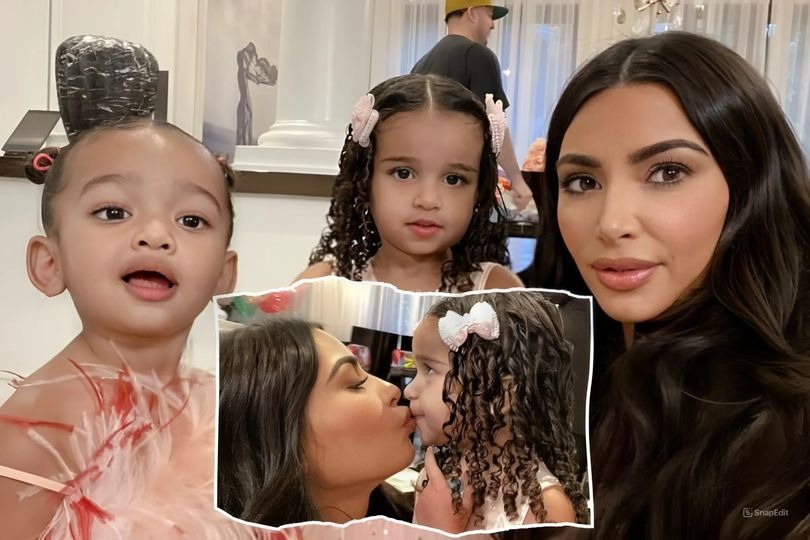 Kim Kardashian got her children together with her nieces Dream ...